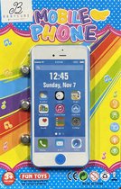 Babycure Mobile speelgoed Blauw iPhone | Jouet éducatif | Téléphone éducatif | Piles incluses | Ravi de faire un cadeau!