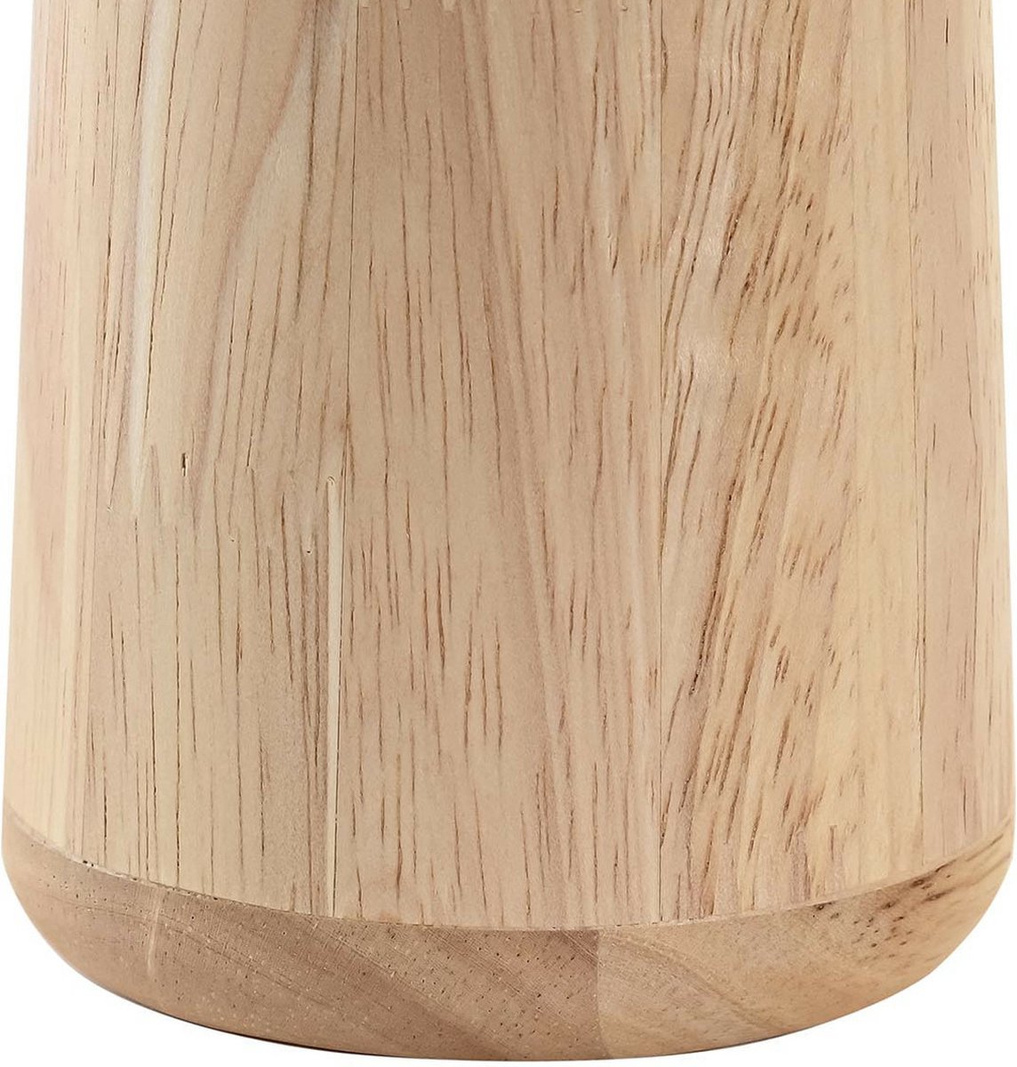 Items Toiletborstel met zeeppompje/beker - naturel/zwart - bamboe