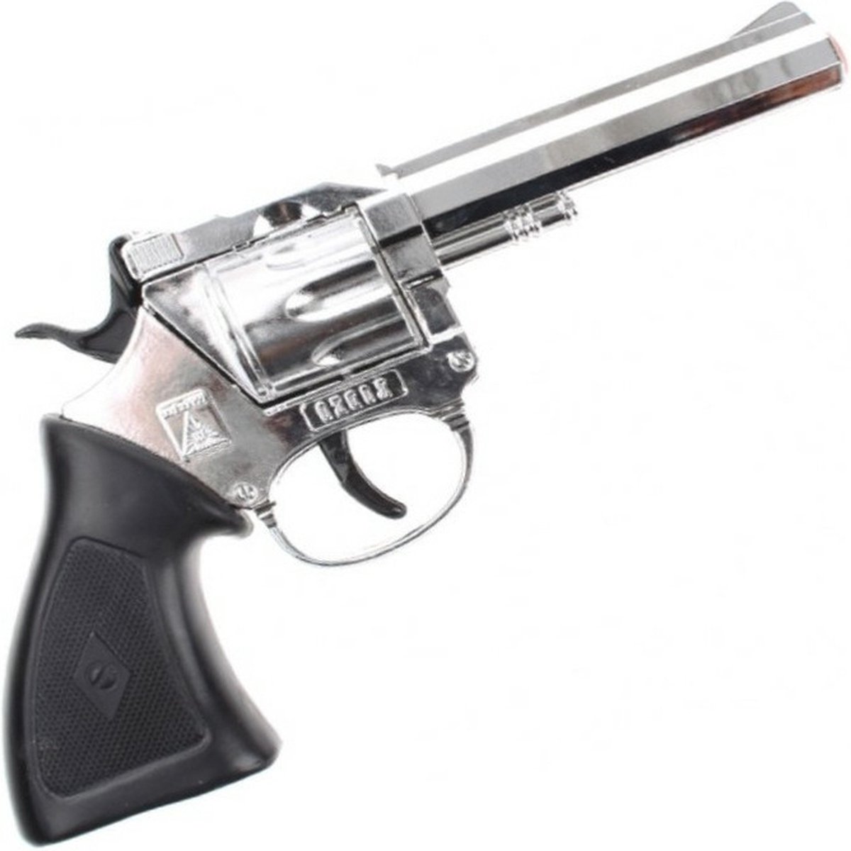 Wicke Cowboy speelgoed revolver - metaal - 100 schots - plaffertjes pistool - verkleedaccessoires - western