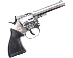 Wicke Cowboy speelgoed revolver - metaal - 100 schots - plaffertjes pistool - verkleedaccessoires - western