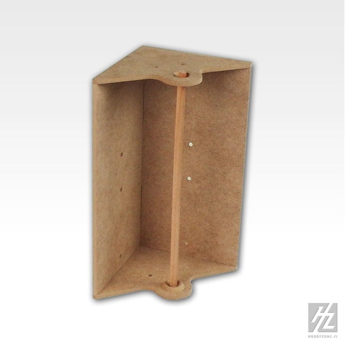 Corner Paper Towel Module - Hobbyzone - HZ-OM08b - Modulair Workshop Systeem MDF Bouwpakket