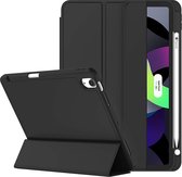 Mobiq - Flexibele Folio Hoes geschikt voor iPad Air (2022 / 2020) - zwart