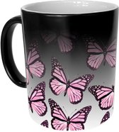 Magische Mok - Roze Vlinders