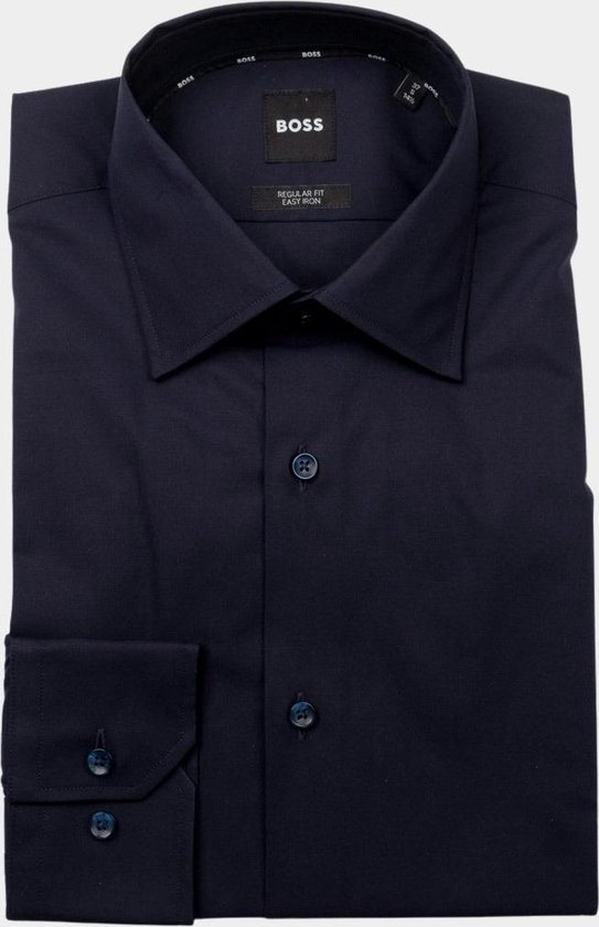 HUGO BOSS H-Joe regular fit overhemd met kentkraag • Wit • de Bijenkorf