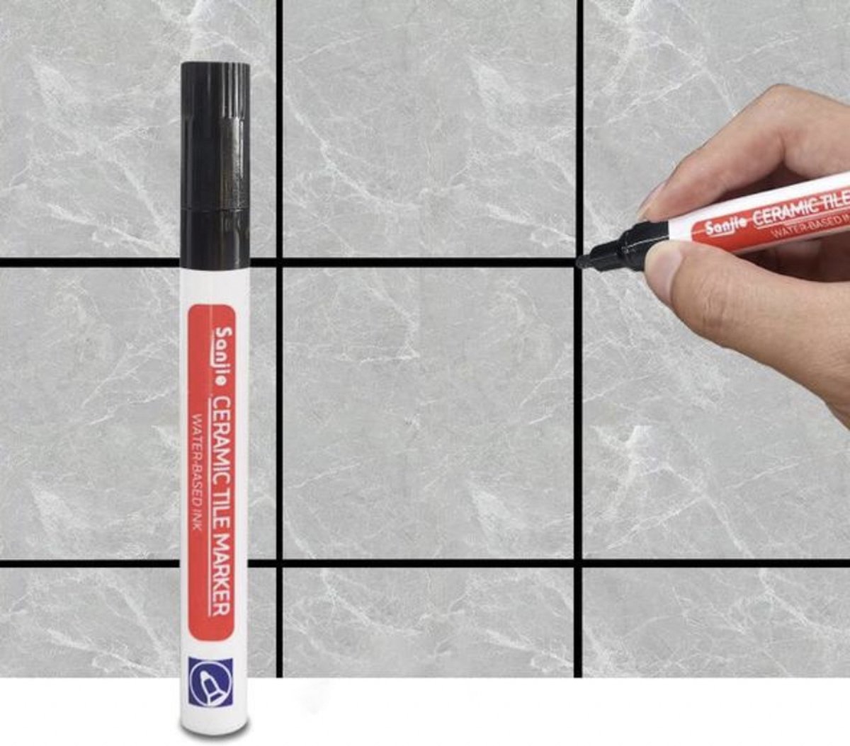 Stift Voor Voegen Zwart Voegen Marker Zwarte Voegen Voegen Reiniger Voegen...