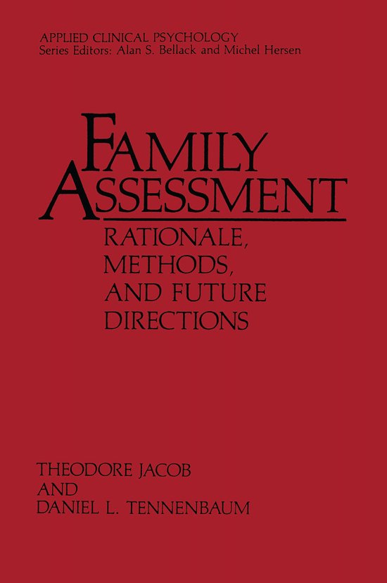 Family Assessment: Rationale, Methods and Future Directions - cover
