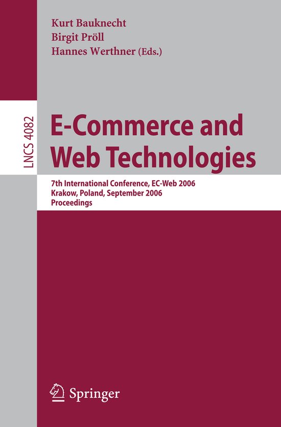E-Commerce and Web Technologies - cover