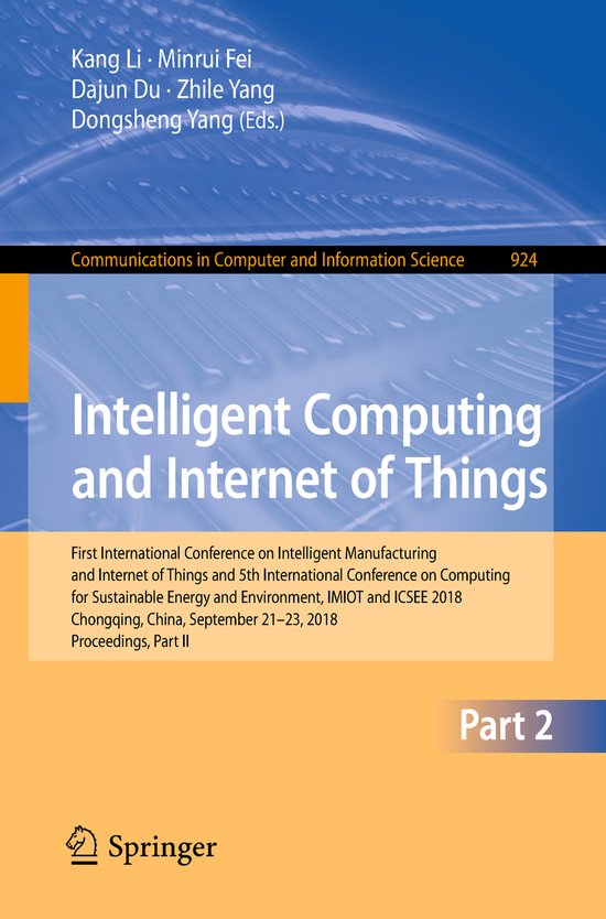 Communications in Computer and Information Science924- Intel ... - cover