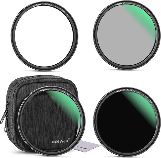 Neewer® - Magnetische lensfilterset met Neutral Dense - ND1000