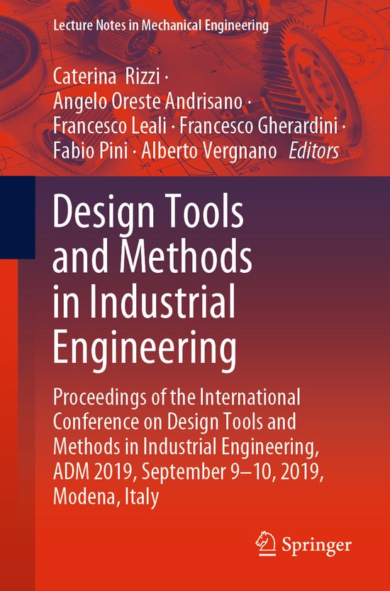 Lecture Notes in Mechanical Engineering Design Tools and Methods in Industrial...