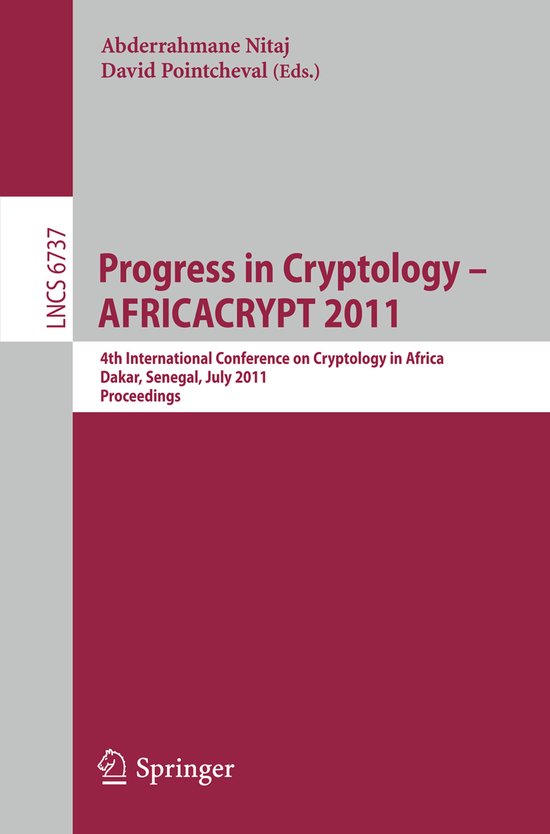 Progress in Cryptology AFRICACRYPT 2011 - cover