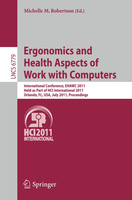 Ergonomics and Health Aspects of Work with Computers - cover
