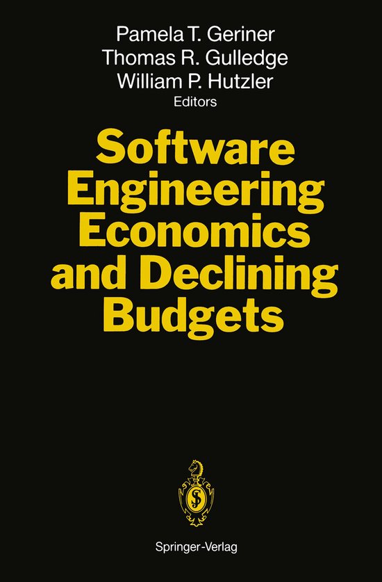 Software Engineering Economics and Declining Budgets - cover