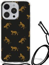 Case Anti-shock geschikt voor iPhone 14 Pro Max Leopards