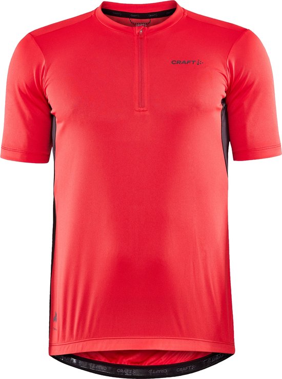 Foto: Craft core offroad ss jersey m fietsjersey heren rood maat m