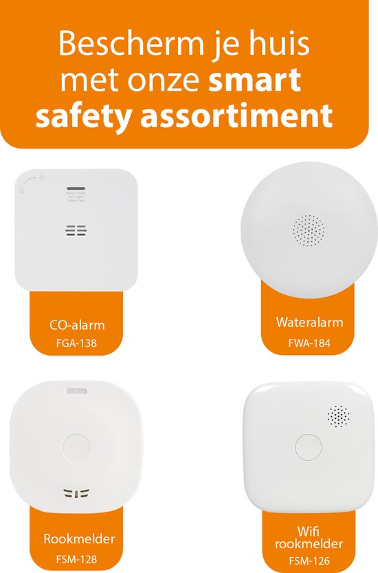 Smartwares FSM-12601 - Slimme Rookmelder Smart - Wifi - Met app - Brandmelder