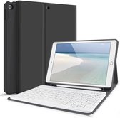 Mobiq - geschikt voor iPad 10.2 inch (2021/2020/2019) Hoes met Toetsenbord - zwart