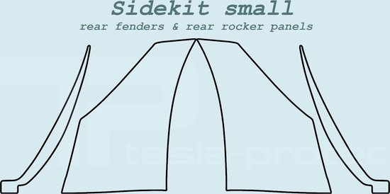 Tesla Model 3 Frontset Large Tesla-Protect films de protection personnalisés Accessoires de vêtements pour bébé Nederland et België