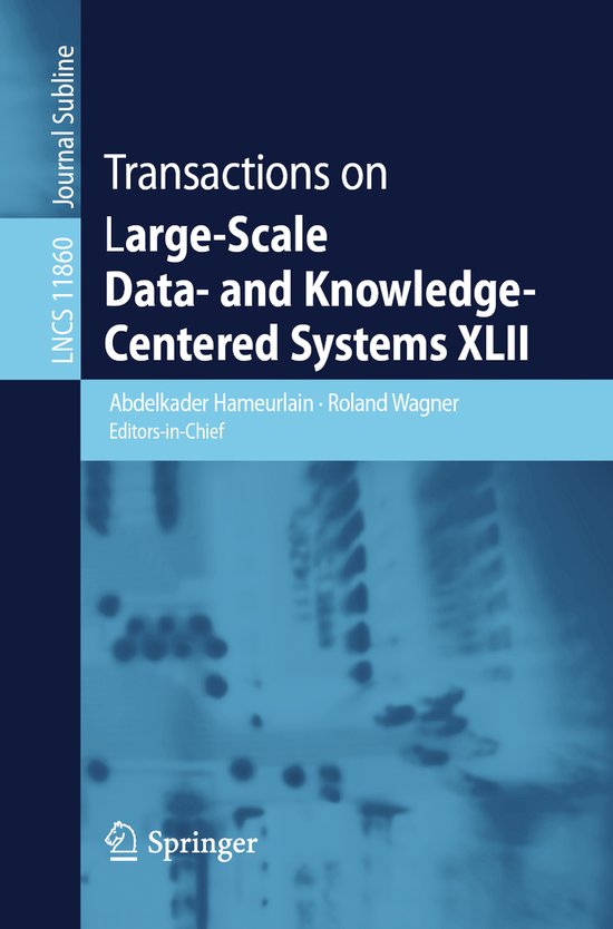 Lecture Notes in Computer Science11860- Transactions on Larg ... - cover