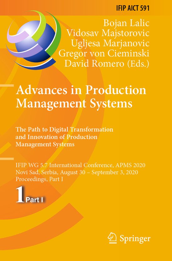 Advances in Production Management Systems The Path to Digita ... - cover