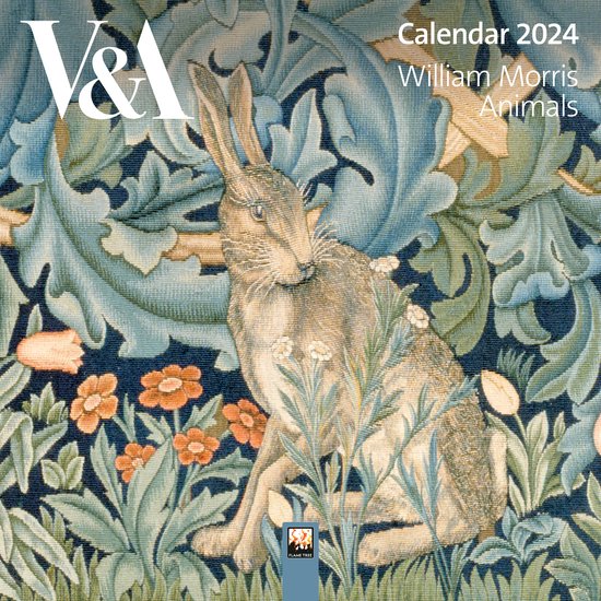 V&a William Morris Animals 2024 Calendar | bol.com