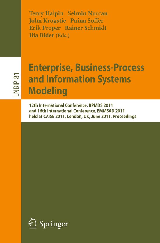 Enterprise, Business-Process and Information Systems Modelin ... - cover