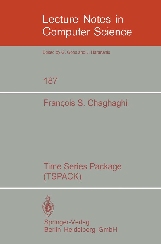 Time Series Package (TSPACK) - cover
