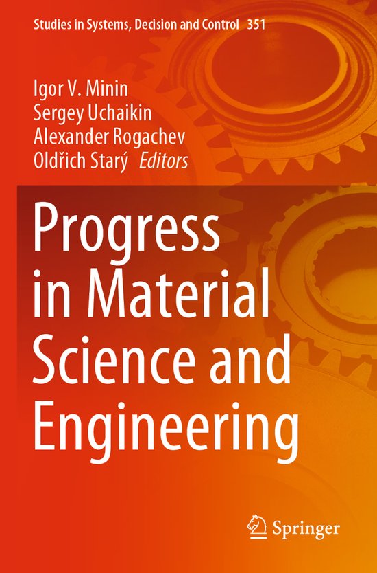 Progress in Material Science and Engineering - cover