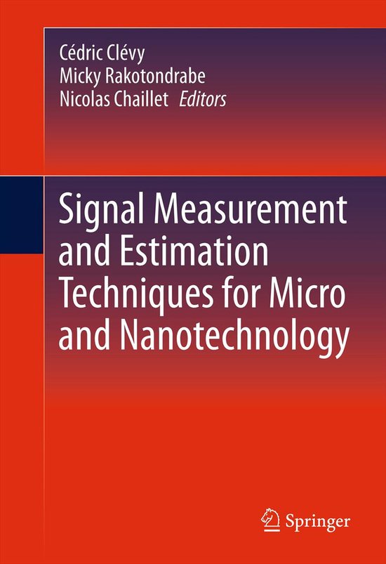 Signal Measurement and Estimation Techniques for Micro and N ... - cover