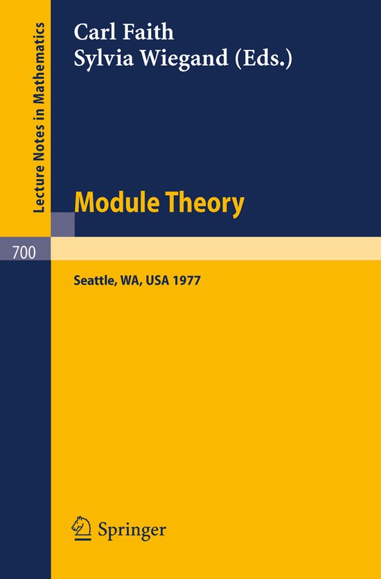Module Theory | 9783540091073 | Boeken | bol