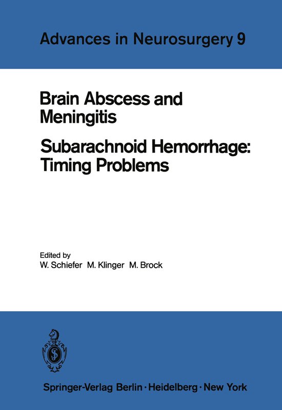Brain Abscess and Meningitis - cover