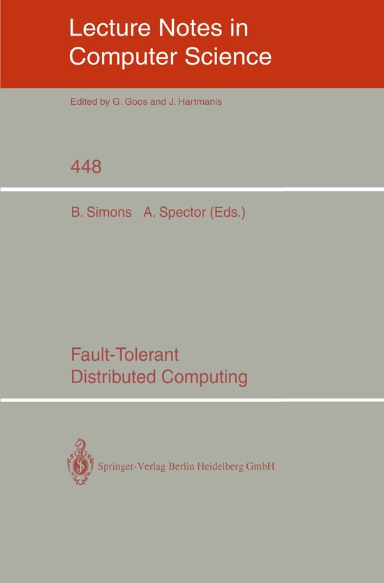 Fault-Tolerant Distributed Computing - cover