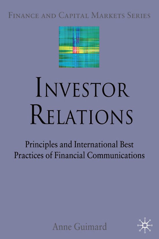 Investor Relations 9781349306602 A. Guimard Boeken