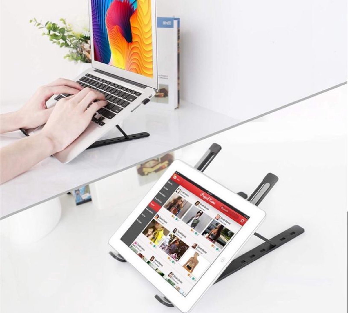 Support Portable Pour Ordinateur Portable - Réglable En Hauteur Sur 6