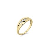 Gisser Jewels - Ring - Or 14 kt - Zircone - 6,5 mm