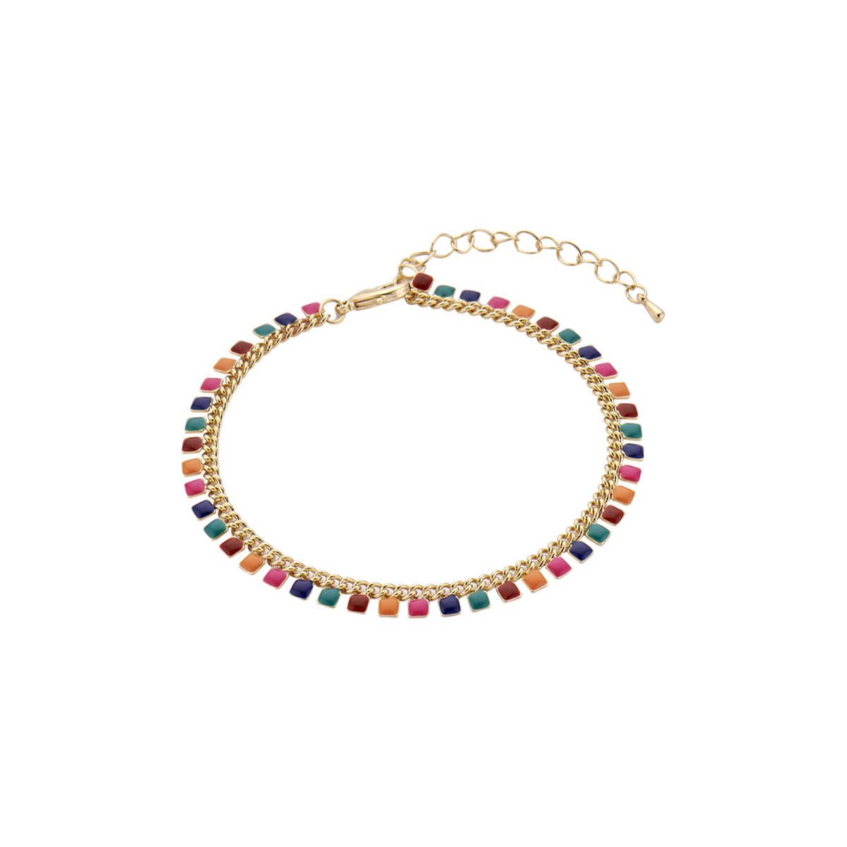 Les Cordes - Armband - RUNO (AB) - Kleur Multi - Metaal - Sieraad Dames - Juwelen