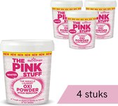 The Pink Stuff - Vlekverwijderaar voor witte was - 4 x 1.2 kg - Voordeelverpakking
