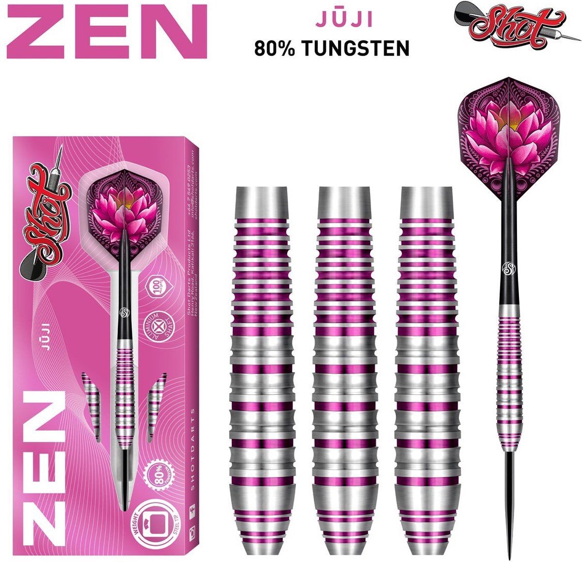 Shot Zen Juji 80% - Dartpijlen 24 Gram
