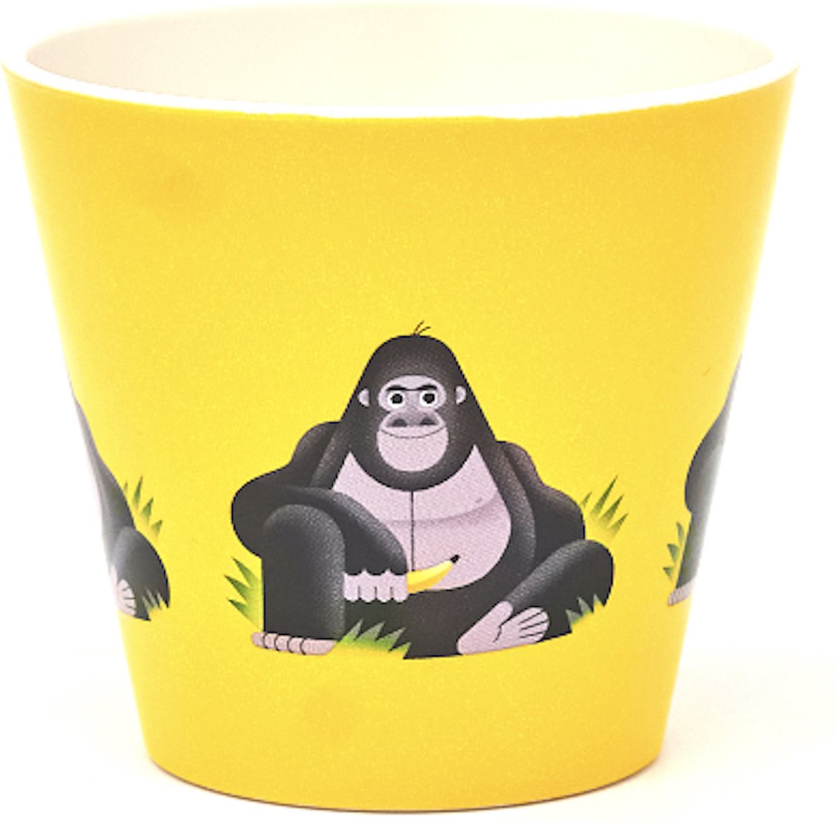 Quy cup 90ml Ecologische Reis Beker Espressobeker “Mario Banana Gorilla”