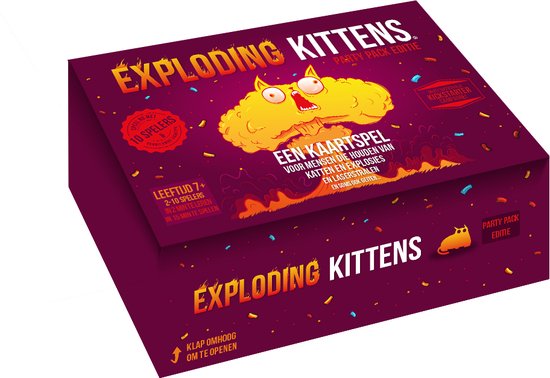 Afbeelding van het spel Exploding Kittens - Party Pack Editie NL