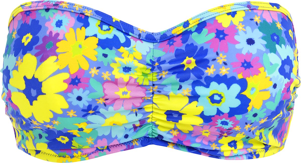 Freya Garden Disco UW Bandeau Bikini Top Dames Bikinitopje - Maat 75F (EU) blauw