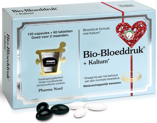 Pharma Nord - Bio-bloeddruk + kalium - 180 Capsules - Voedingssupplementen  | bol.com