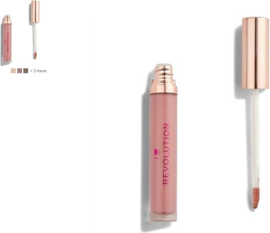 Lip Gloss I Heart Revolution London – Encre à Lèvres Candy Cane – Rouge Brillant