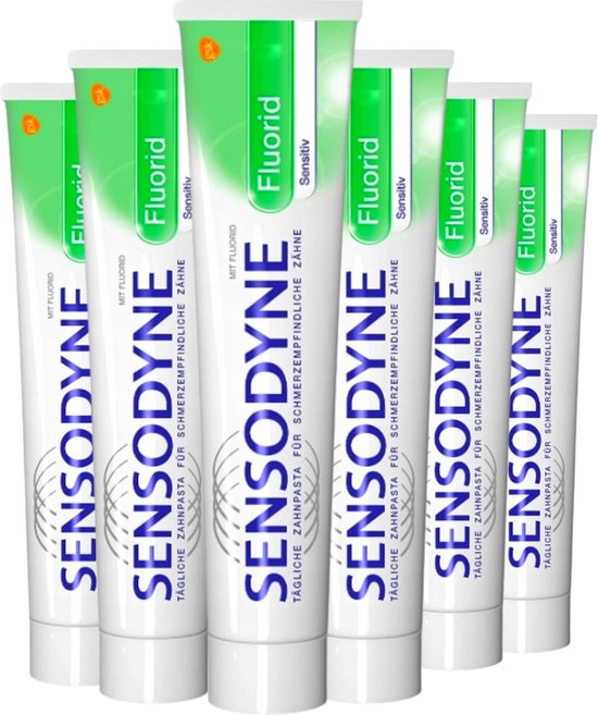 Sensodyne Fluoride Sensitive Tandpasta Dagelijkse Tandpasta Voor Gevoelige Tanden Bol 