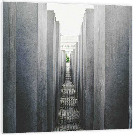 WallClassics - PVC Schuimplaat- Monument in Duitsland - 100x100 cm Foto op PVC Schuimplaat