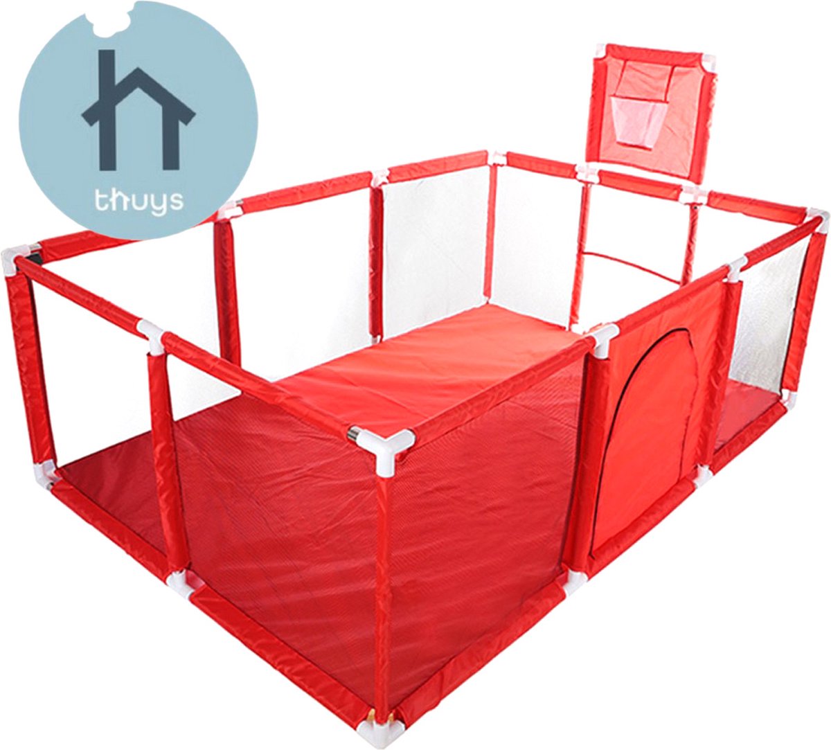 Box Voor Kinderen Baby Hek Veiligheidsbarrières Kinderen Bal Zwembad Baby Speeltuin Gym Met Basketbal Voetbalveld