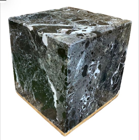 Marmeren Urn Black Zebra Block Incl GRATIS Ashanger