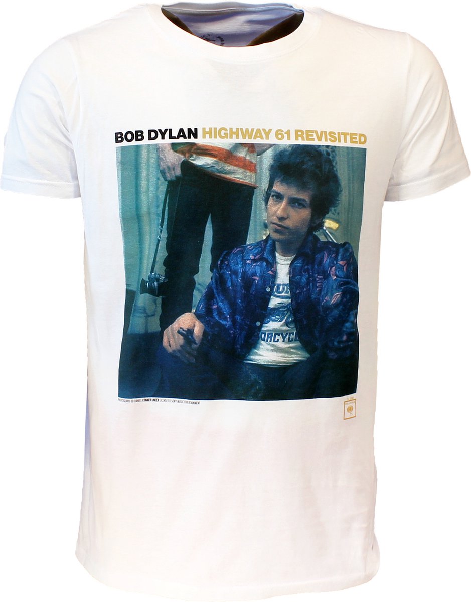 Bob Dylan Highway 61 T-Shirt - Officiële Merchandise - XL