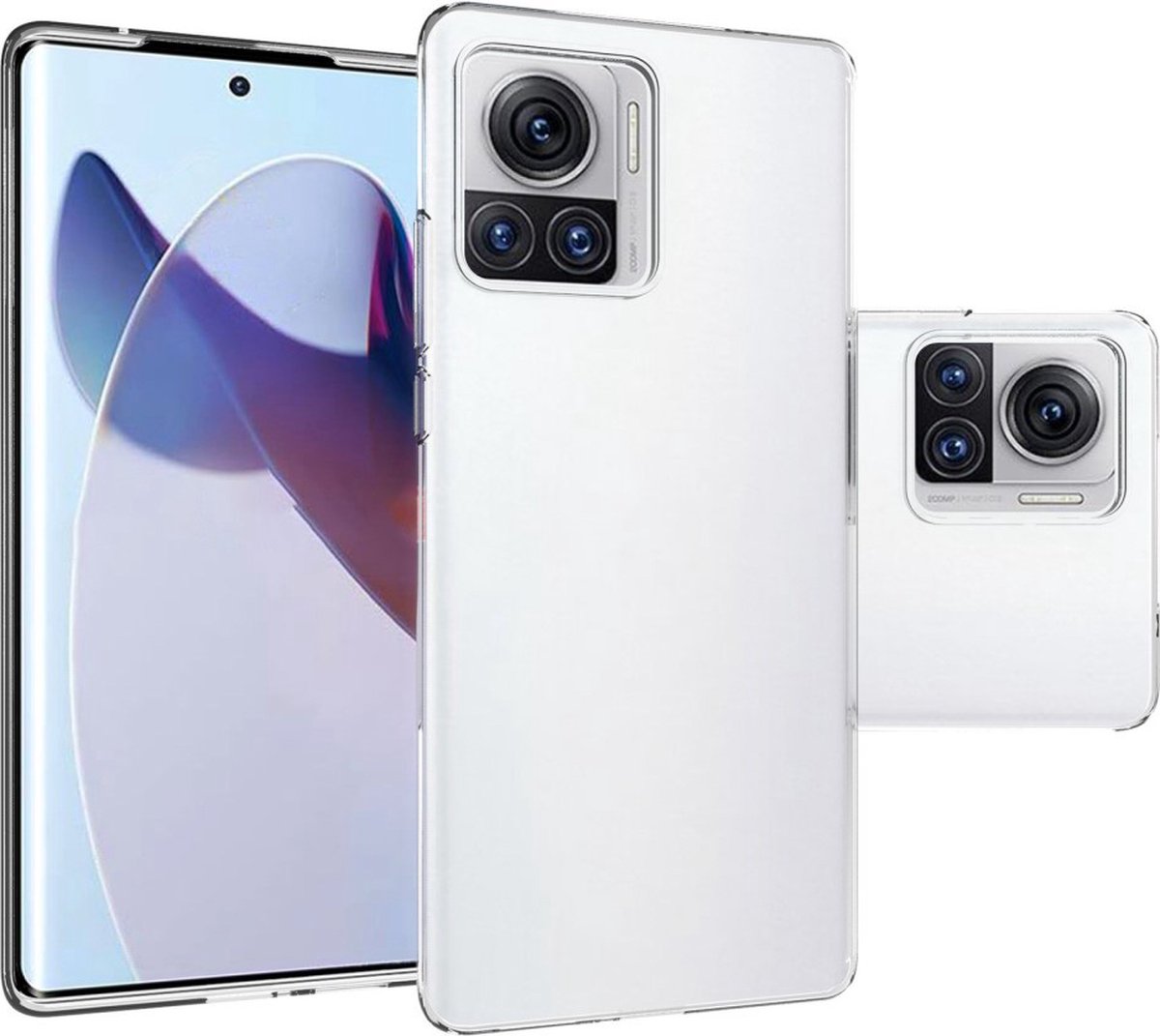 TPU Back Cover Hoesje voor de Motorola Moto X30 Pro Transparant