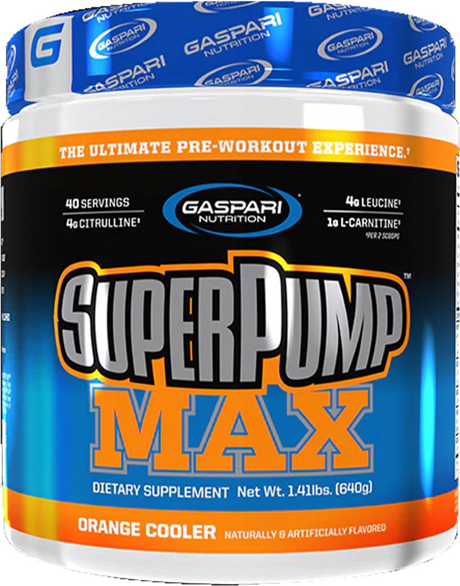 Gaspari nutrition SuperPump Max - 640 gram - Orange